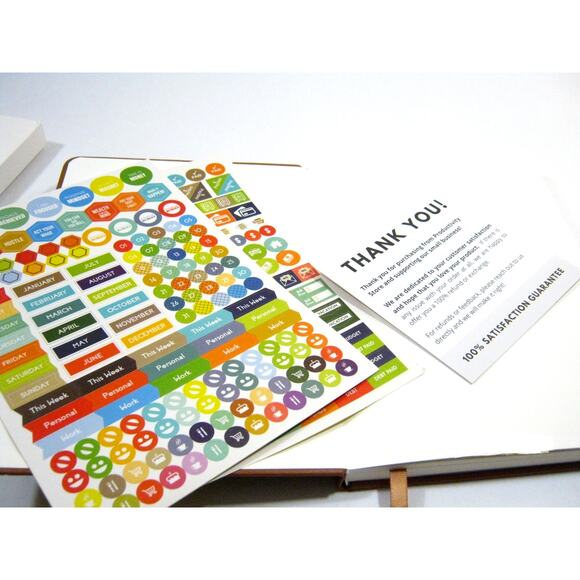 Brown leather Budget Planner Budget Book | 12-Month Finance Expense Tracker - Picture 3 of 8